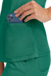 HH Works by Healing Hands Monica Women's 4-Pocket STRETCH V-Neck Scrub Top