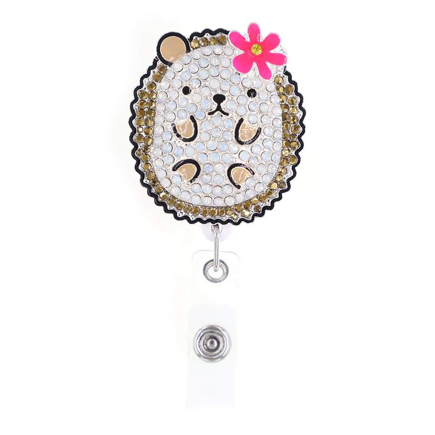 Sparkle and Shine Novelty Retractable Badge Reel ID Holder (Donuts)